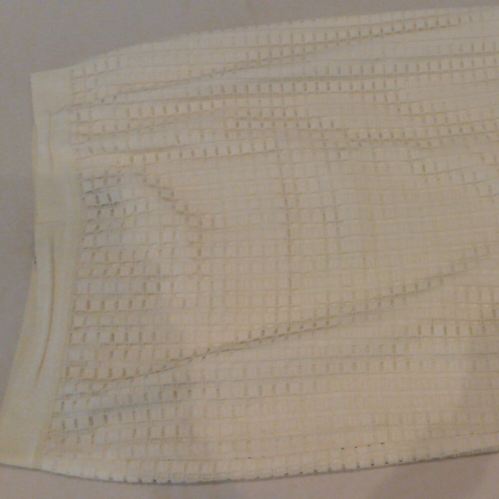 AnnTaylor Lace Skirt.  Ivory. Size 14 - Picture 2 of 4